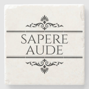 Posavasos De Piedra Sapere Aude