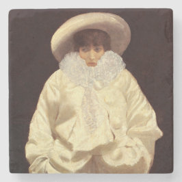 Posavasos De Piedra Sarah Bernhardt como Pierrot