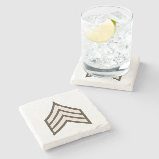 Posavasos De Piedra Sargento del ejército