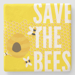 Posavasos De Piedra SAve Las Abejas FAMOSA