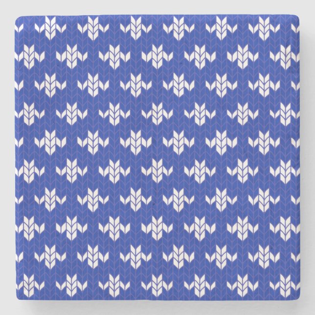 Posavasos De Piedra SCANDIA AZUL KNIT Márble Staster (Anverso)