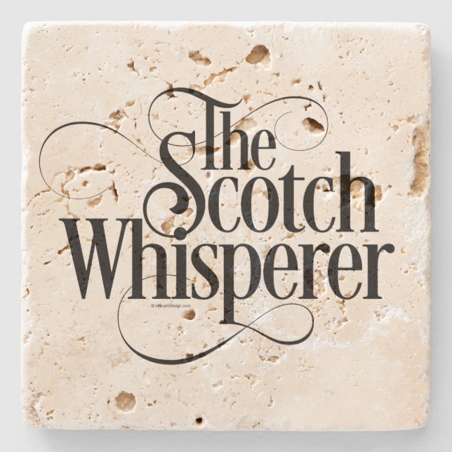 Posavasos De Piedra Scotch Whisperer (Anverso)