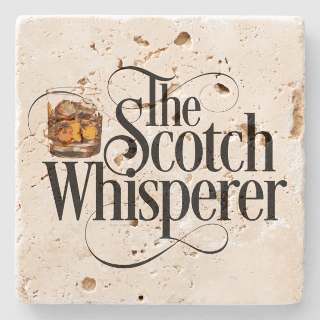 Posavasos De Piedra Scotch Whisperer Stone Coaster (Anverso)
