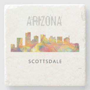POSAVASOS DE PIEDRA SCOTTSDALE, HORIZONTE WB1 DE ARIZONA -