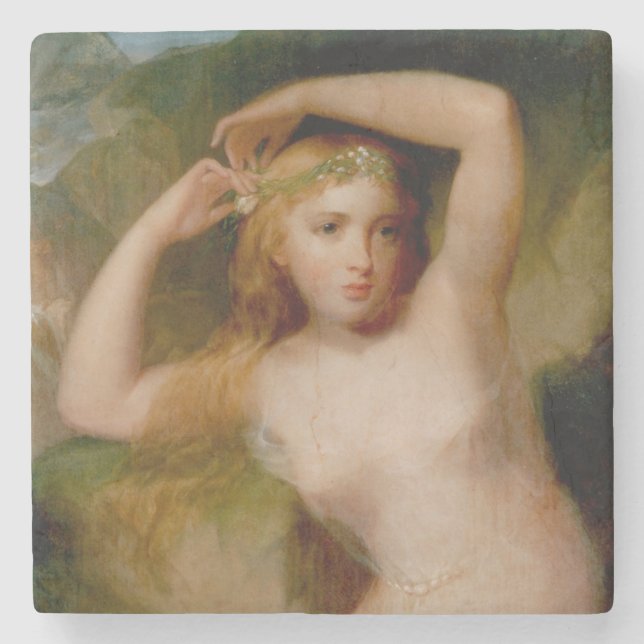 Posavasos De Piedra Sea Nymph (por Thomas Sully) (Anverso)