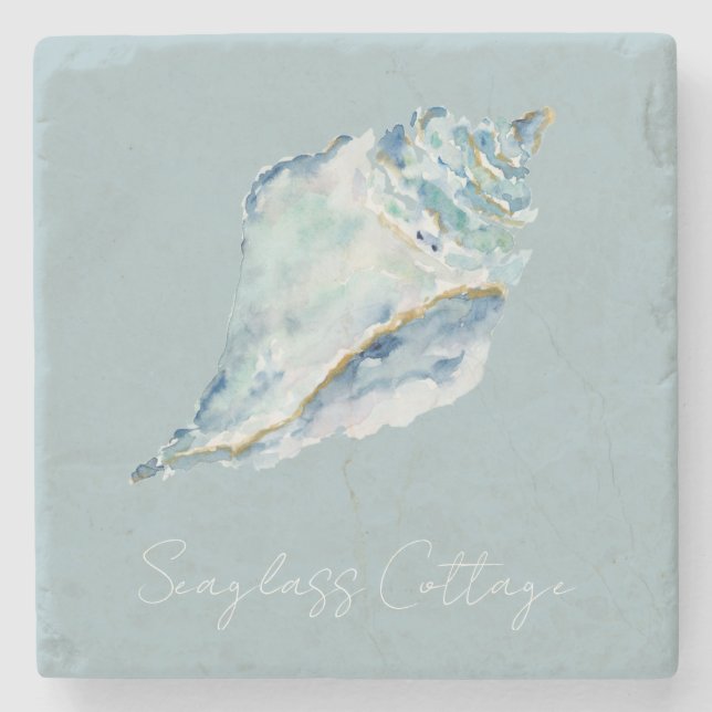 Posavasos De Piedra Seashore Shell  (Anverso)