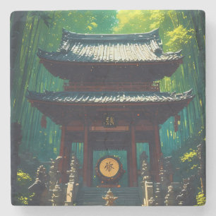 Posavasos De Piedra "Seijaku no Mon" – Puerta de la Tranquilidad