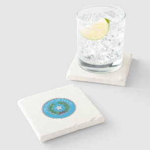 Posavasos De Piedra Sello de Tejas, sello del estado americano