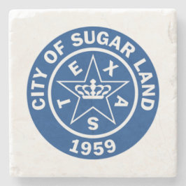 Posavasos De Piedra Sello de tierras azucareras (Texas)