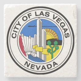 Posavasos De Piedra Sello urbano de Las Vegas (Nevada)