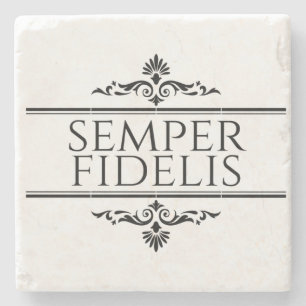 Posavasos De Piedra Semper Fidelis