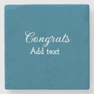 Posavasos De Piedra Sencillas felicitaciones mínimas graduación añadir
