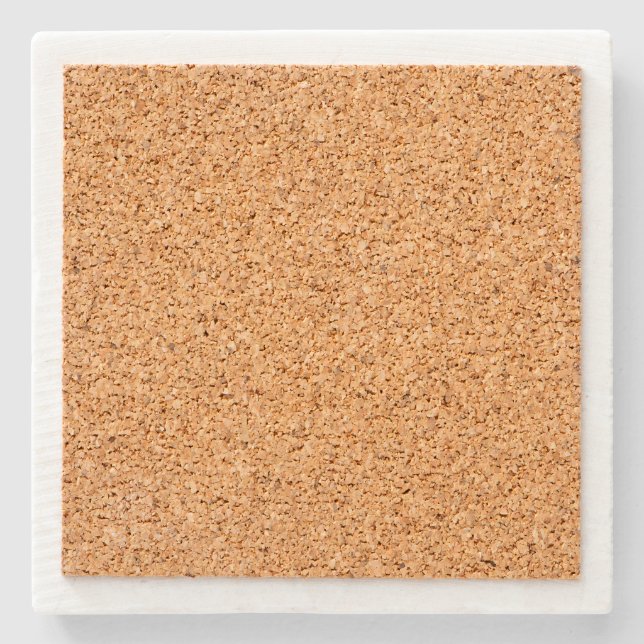 Posavasos De Piedra Sencillo y elegante logo personalizado aquí compañ (Reverso)