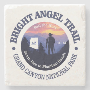 Posavasos De Piedra Sendero Ángel brillante (rd2)