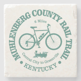 Posavasos De Piedra Sendero ferroviario del condado de Muhlenberg (cic