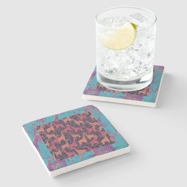 Posavasos De Piedra Sentimientos exóticos (Lateral)