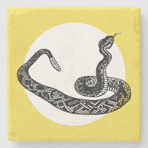 Posavasos De Piedra serpiente resaca