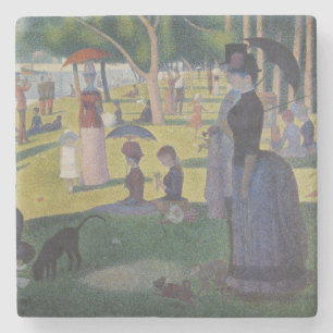 Posavasos De Piedra Seurat Domingo La Grande Jatte Arte Fino