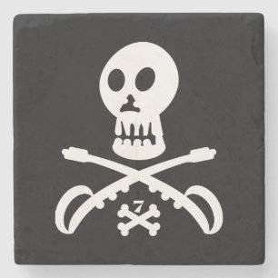 POSAVASOS DE PIEDRA SEVEN SKULL BY MASANSER PIXELAT