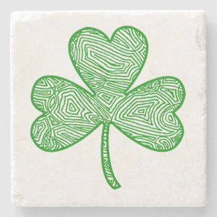 Posavasos De Piedra Shamrock