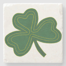 Shamrock Stone Coaster