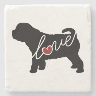 Posavasos De Piedra Shar Pei (Sharpei)