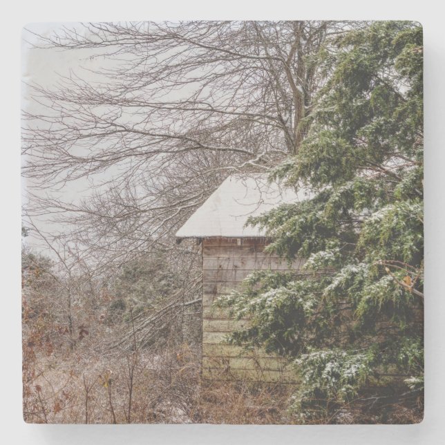 Posavasos De Piedra Shed abandonada (Anverso)