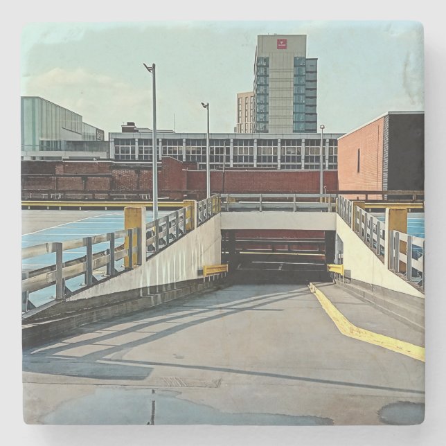 Posavasos De Piedra Sheffield Carpark (Anverso)