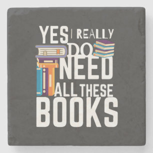 Posavasos De Piedra Sí, Realmente Necesito Todos Estos Libros