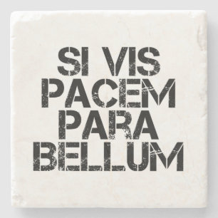 Posavasos De Piedra Si Vis Pacem Para Bellum