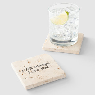 Posavasos De Piedra Siempre Te Amaré