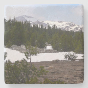 Posavasos De Piedra Sierra Nevada y nieve en Yosemite