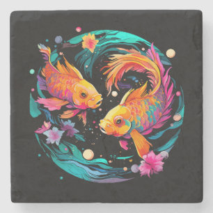 Posavasos De Piedra Signo Astrológico Piscis