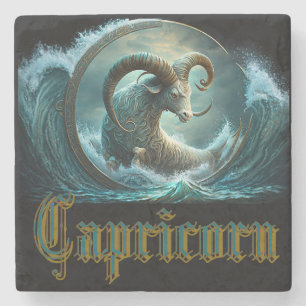 Posavasos De Piedra Signo zodiacal Capricornio