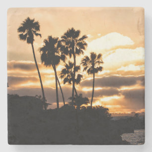 Posavasos De Piedra Silhouette Al Sol En San Diego