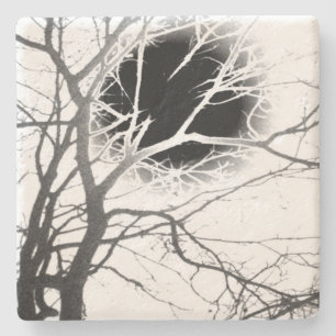 Posavasos De Piedra Silhouette Moonlight