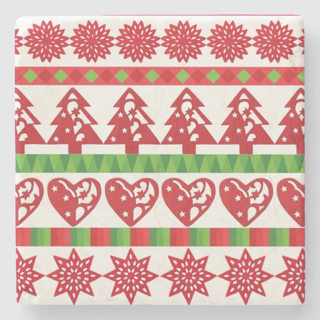 Posavasos De Piedra Símbolos navidades (Anverso)