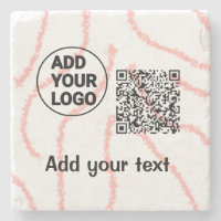 Simple minimal q r code add logo scan code name t