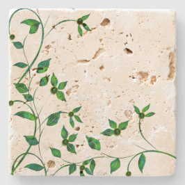 Posavasos De Piedra Simplemente verde