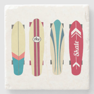 Posavasos De Piedra Skateboards antiguas