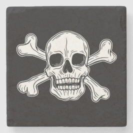 Posavasos De Piedra Skeleton pirata