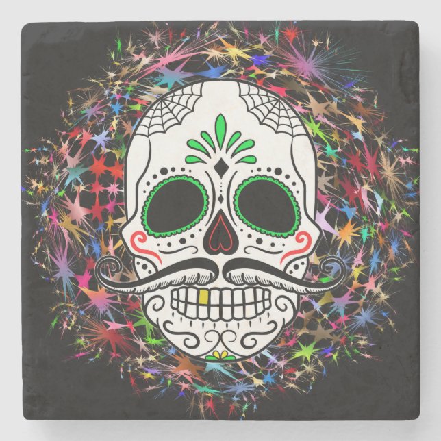 Posavasos De Piedra Skull20170396 (Anverso)