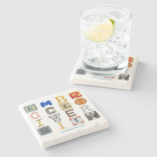 Posavasos De Piedra SlipperyJoe adopta la metáfora de la diversidad LG