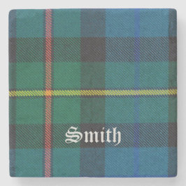 Posavasos De Piedra Smith, Smith Scottish Tartán, Smith Clan, Smith