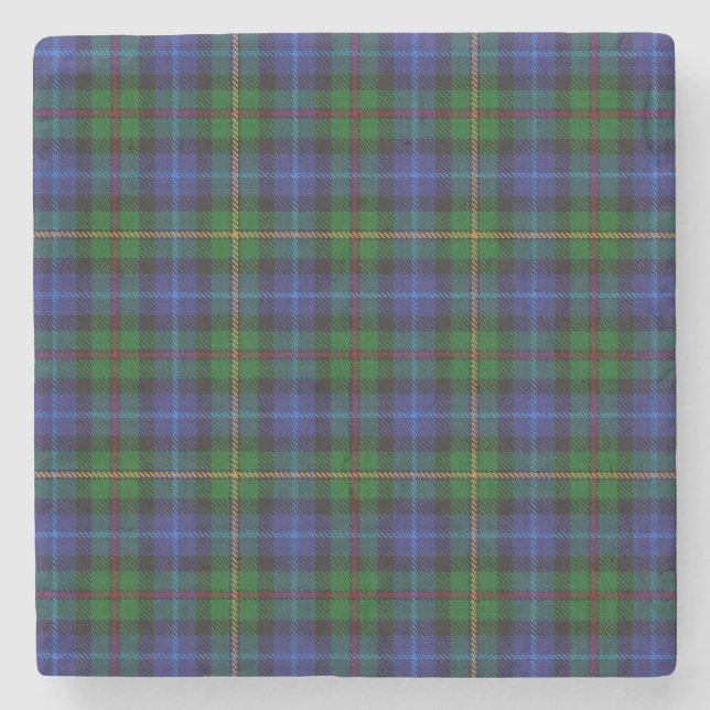 Posavasos De Piedra Smith Tartan (Anverso)