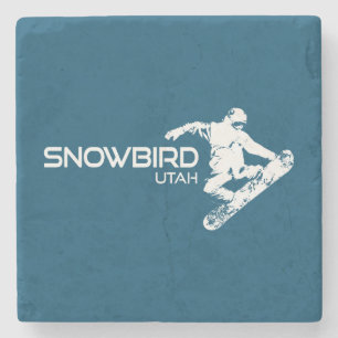 Posavasos De Piedra Snowbird Utah Snowboarder