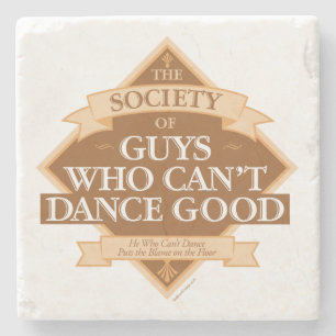 Posavasos De Piedra Sociedad de Tipos que No Saben Bailar