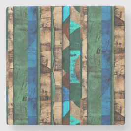 Posavasos De Piedra Sofisticada isla caribeña africana de lujo