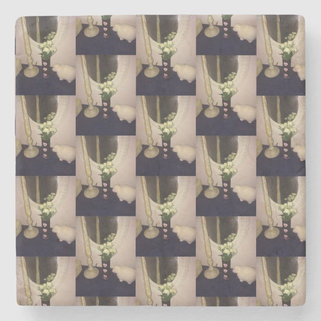 Posavasos De Piedra Soiree elegante (Anverso)