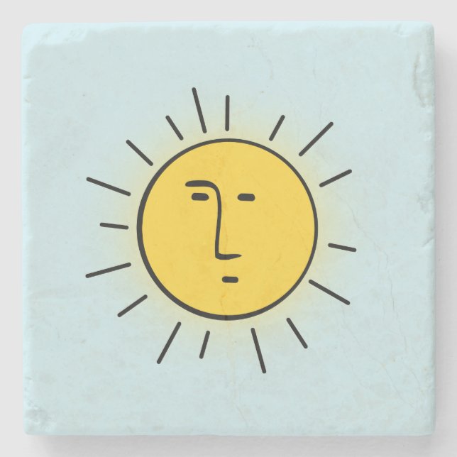 Posavasos De Piedra Sol (Anverso)